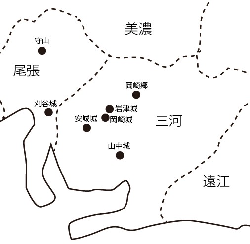三河略地図