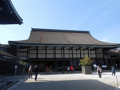 現在の京都御所・清涼殿